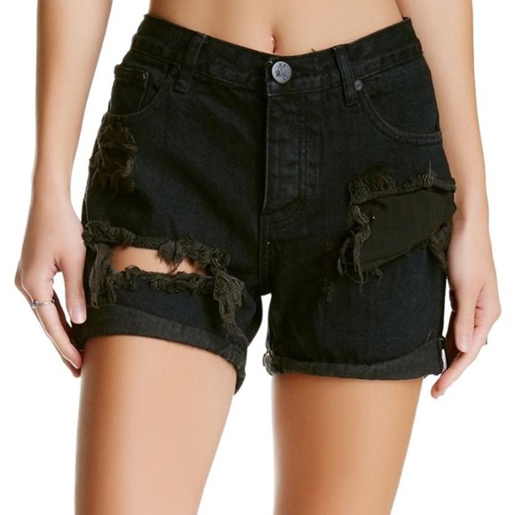 One Teaspoon Pants - ONE By OneTeaspoon Charger Distressed Shorts